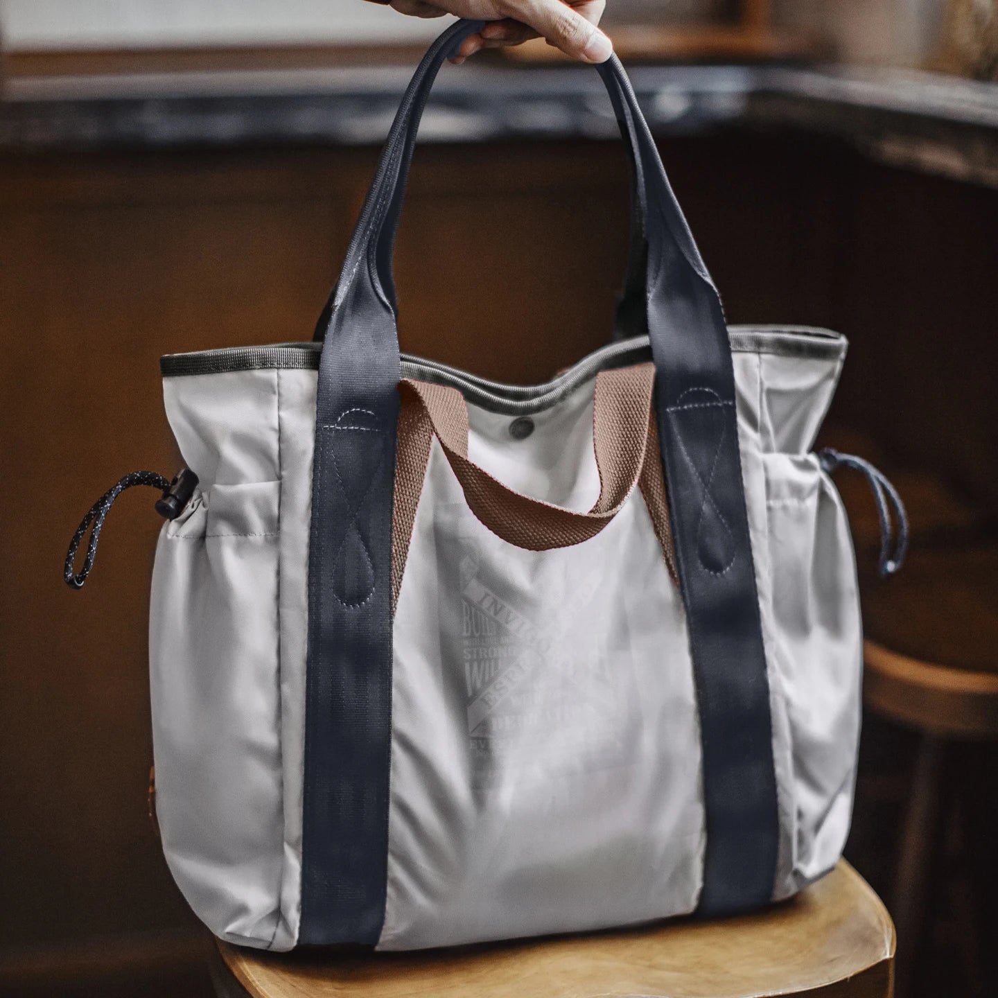Vintage Waterproof Tote Bag for Men | Large Capacity Commuter Bag