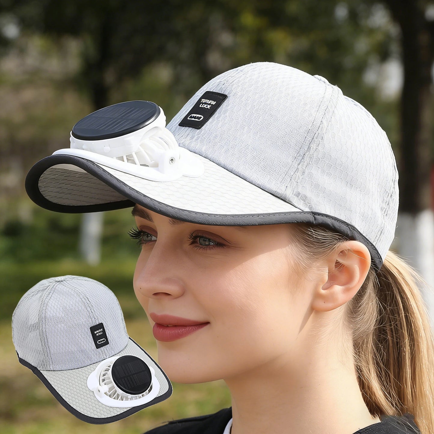 Solar Charging Fan Hat | Breathable UV Protection Baseball Cap