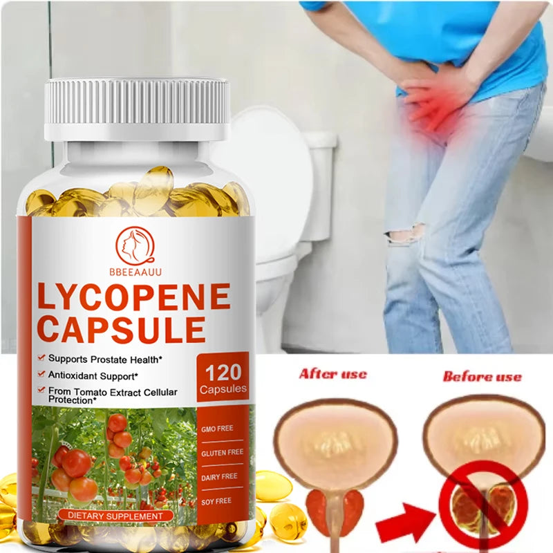Lycopene Capsules for Prostate and Bladder Health Support