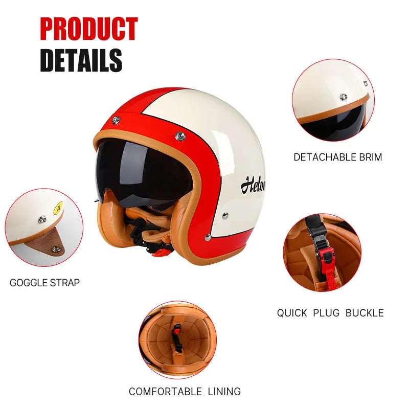 Stylish Lightweight Jet Helmet for Men and Women | Safe Riding Gear