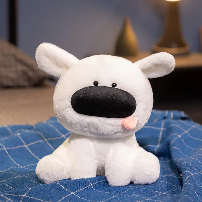 Big Nose Puppy Plush Toy Sitting Dog Stuffed Animal Cute Cartoon Birthday Gift