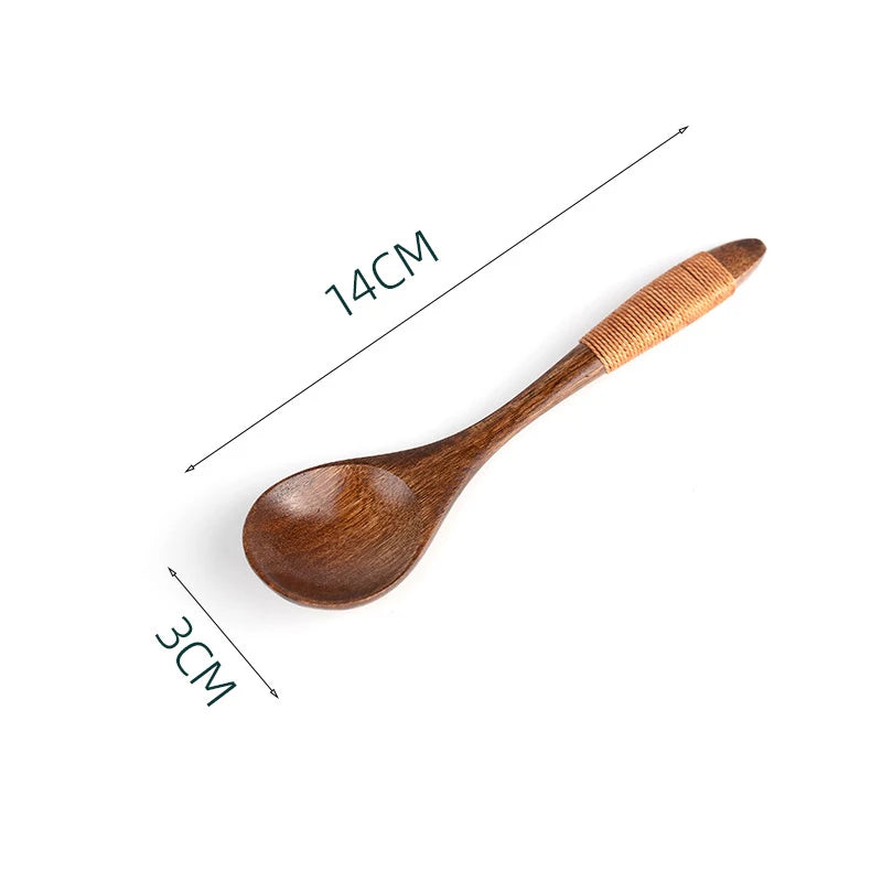 Small Wooden Spoon for Children | Natural Multi-Purpose Scoop
