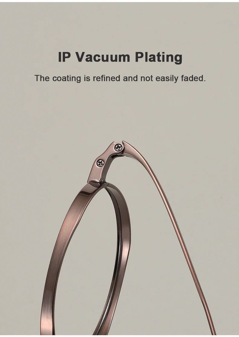 Stylish Adjustable Titanium Eyeglasses | Unisex Vintage Frames