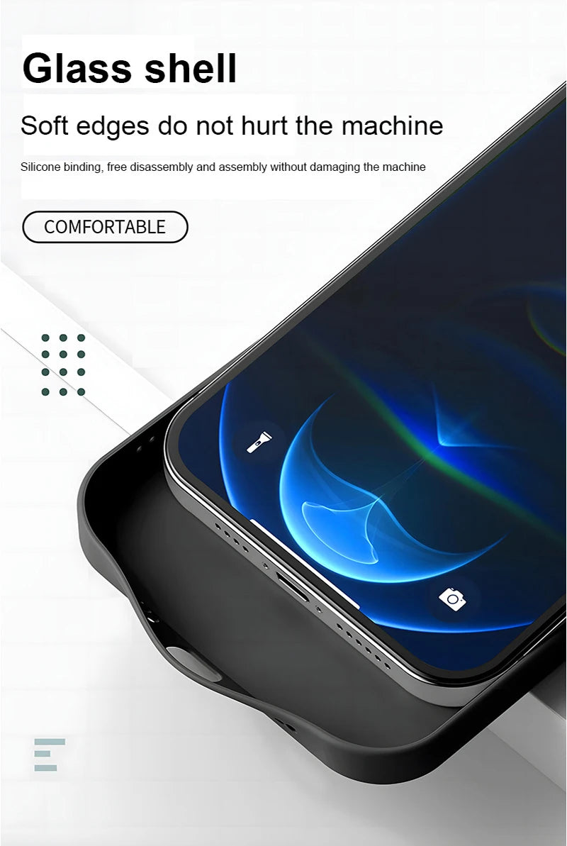 Funny Retro Rotary Dial Pattern Tempered Glass Phone Case for IPhone 17 16 Pro Max 16 15 14 Plus 13 12 Mini 11 X XS MAX XR Cover