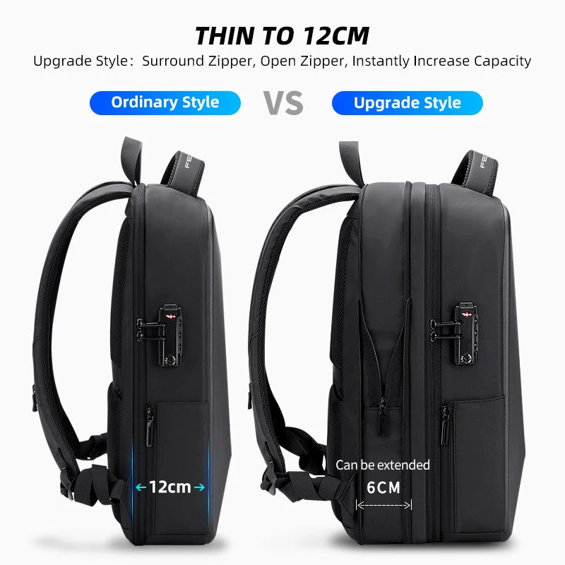 Waterproof Anti-Theft Laptop Backpack | USB Charging Business Bag