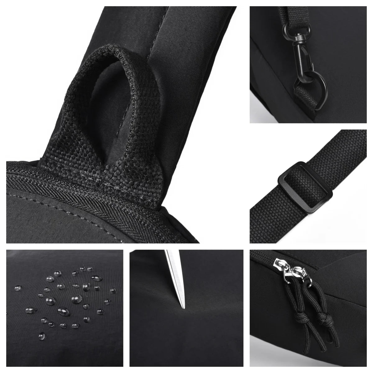 Stylish Large-Capacity Unisex Casual Chest Bag | RFID Safe