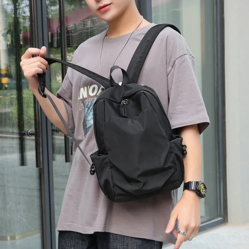 Stylish Mini Men's Backpack | Lightweight Rucksack for Travel & School