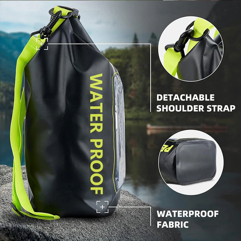 Outdoor Waterproof Dry Bag Backpack for Kayaking & Rafting