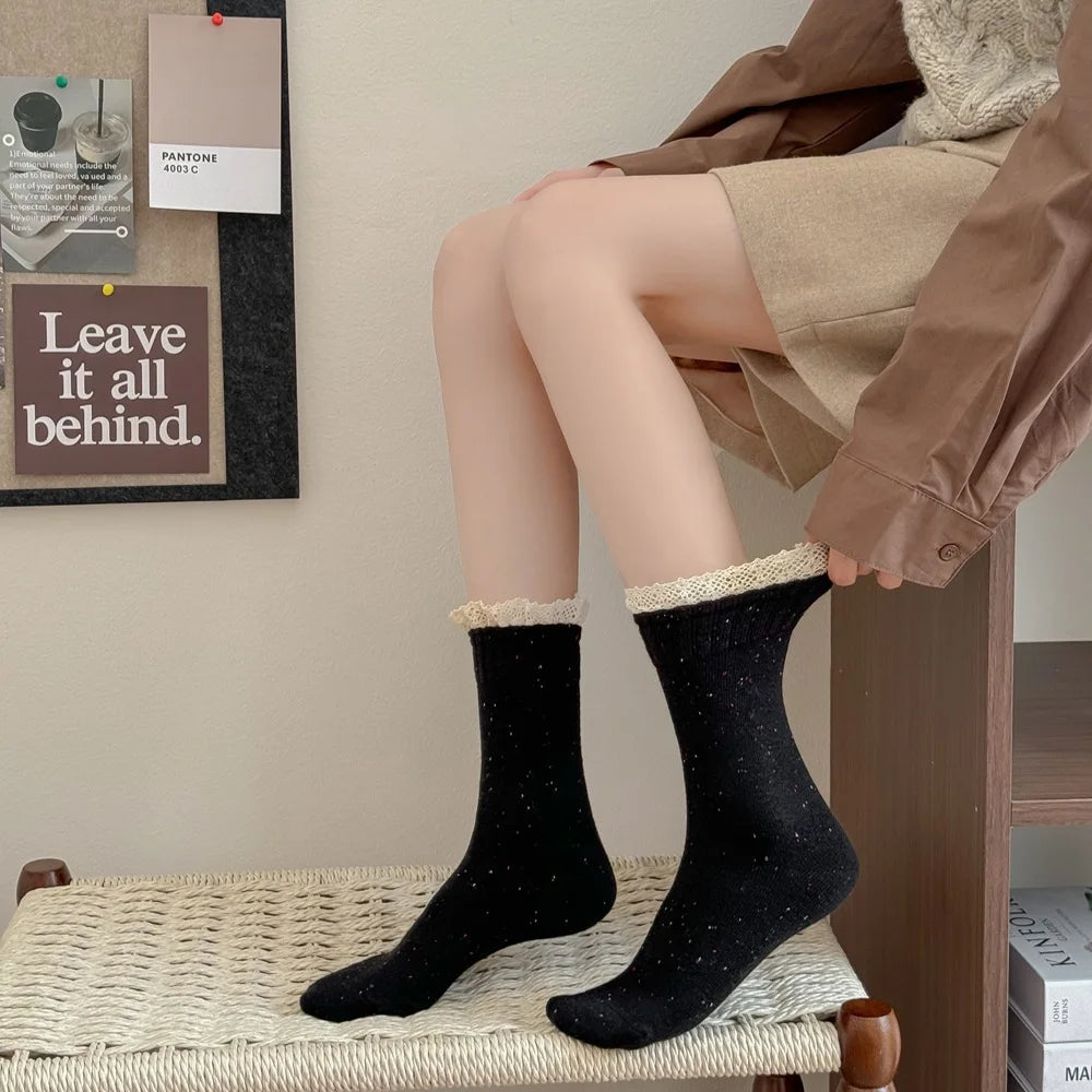 Frilly Kawaii Long Socks for Women | Ultimate Casual Style