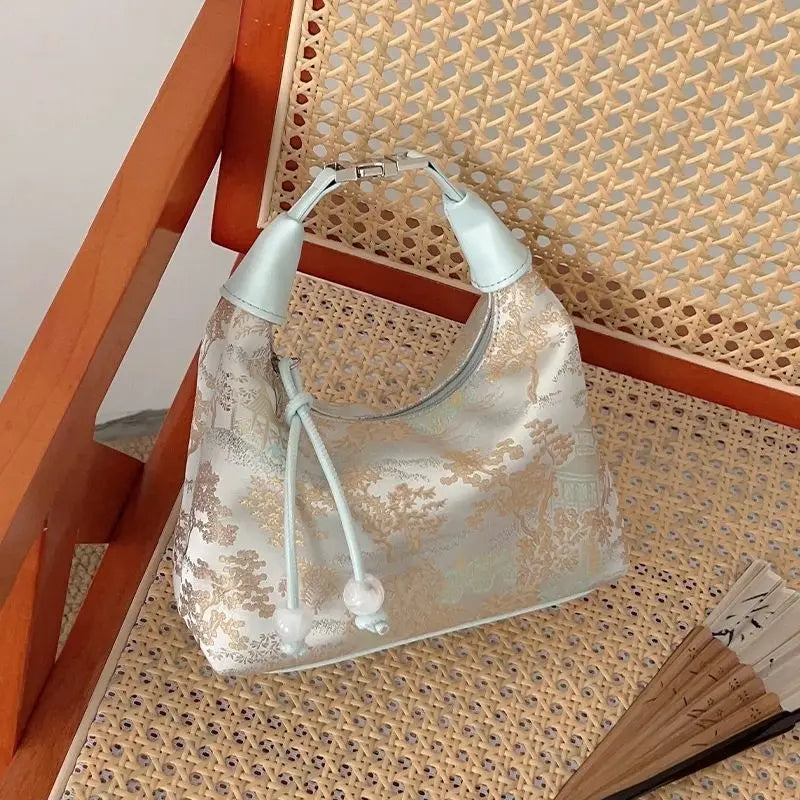 Bolso de mano bordado elegante de estilo chino | Bandolera versátil