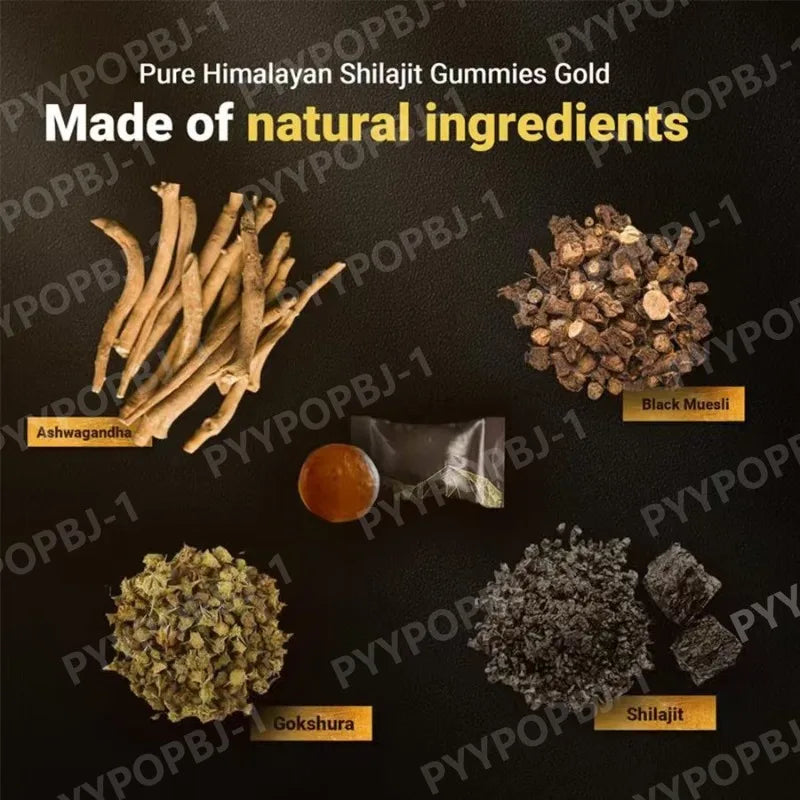 Pure Himalayan Shilajit Gummies | Daily Health Support Supplements