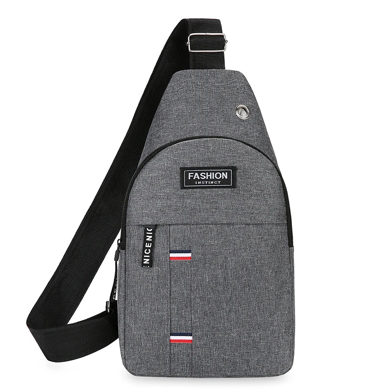 Men's One Shoulder Crossbody Bag | Large Capacity Leisure Bag