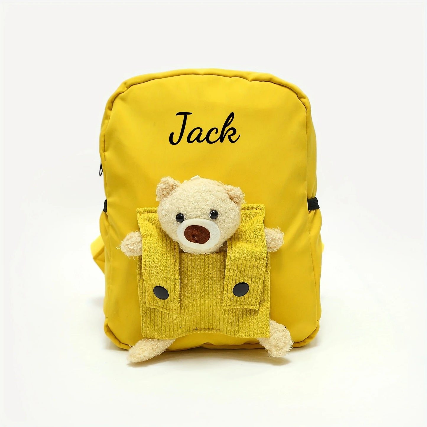Personalized Plush Bear Backpack | Custom Kids Embroidered Bag