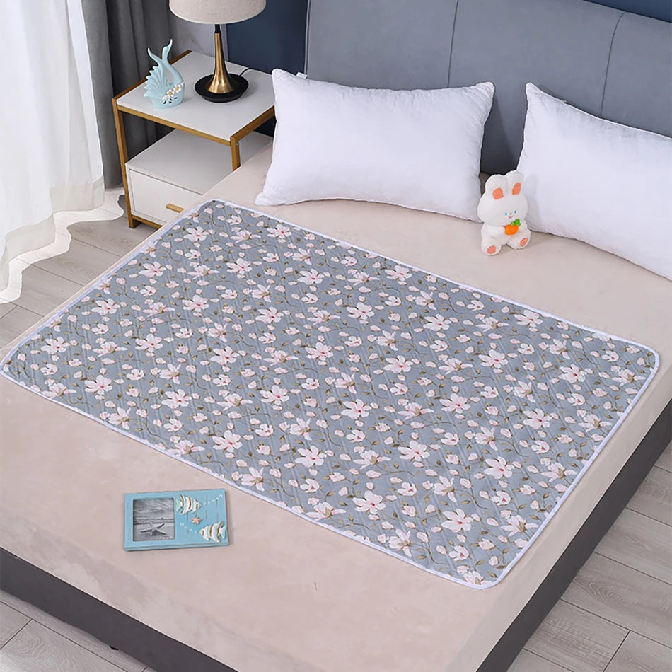 Waterproof 4-Layer Cartoon Dino Diapering Mat | Baby Care Essential