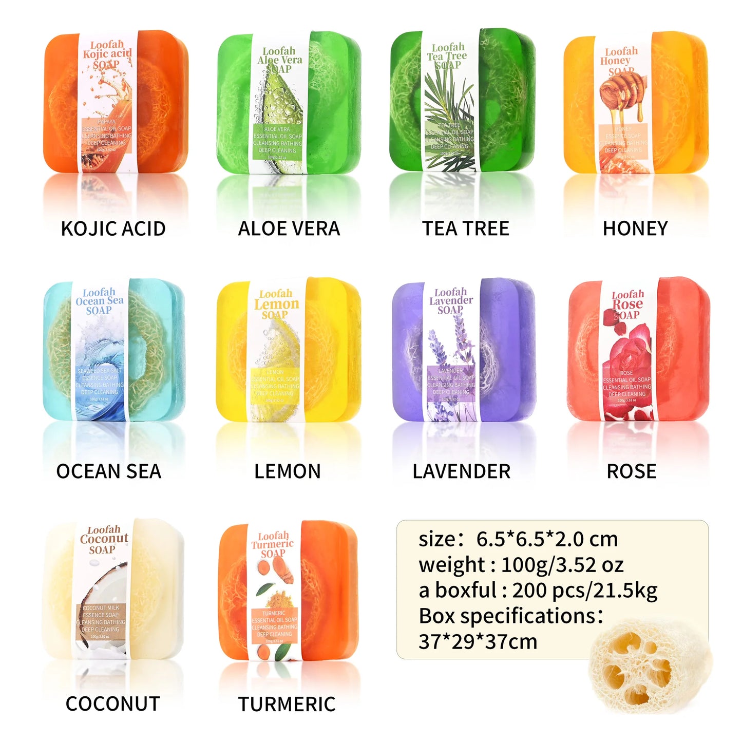 Tea Tree Loofah Soap | Natural Moisturizing Cleanser for All Skin Types