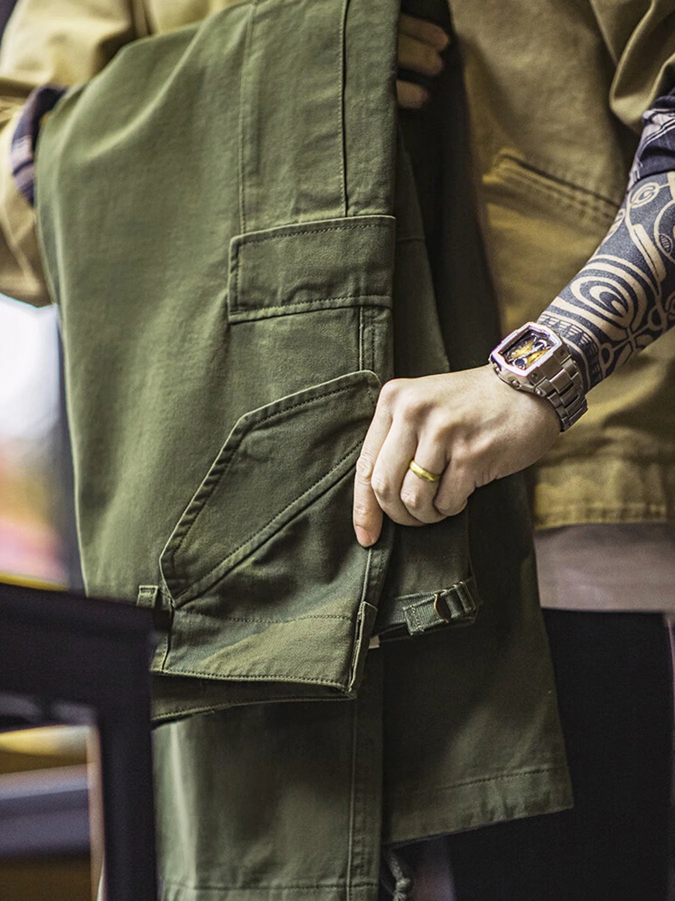 Men's Vintage Multi-Pocket Tactical Cargo Pants | All-Season Comfort