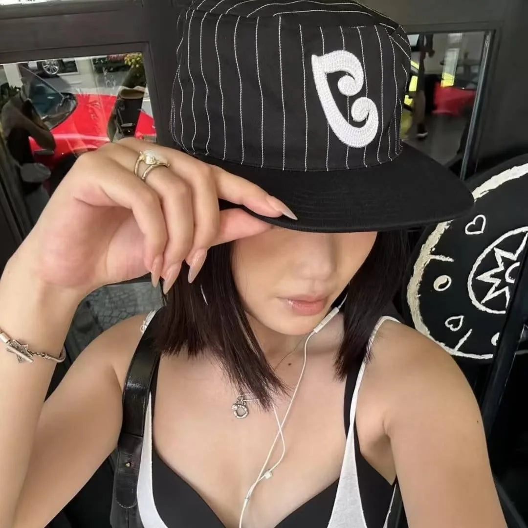 Retro Embroidered Duckbill Caps | Casual Leopard Print Baseball Hat