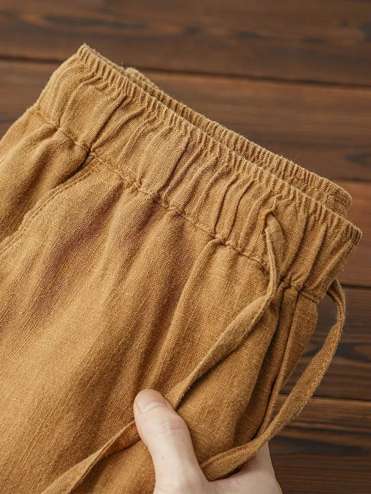 Men's Casual Lightweight Cotton Linen Chino Pants | Stylish Comfort