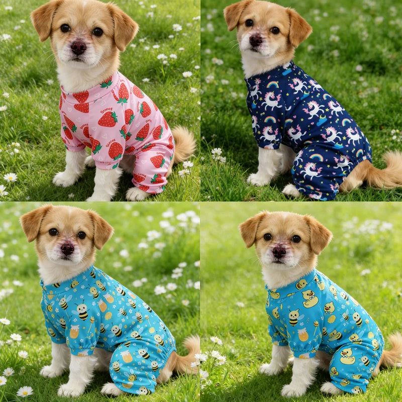 Warm Winter Pajamas Jumpsuit for Dogs | Cozy Four Legs Onesie