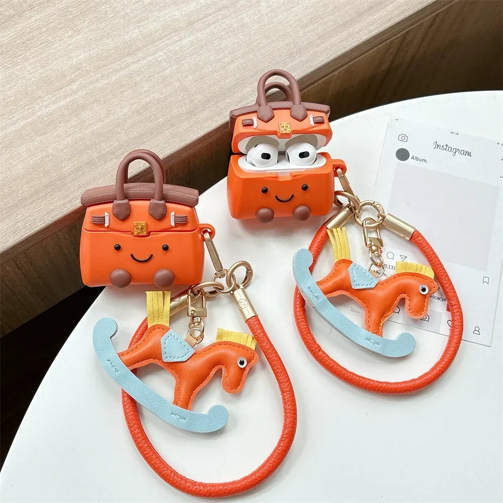 Bonita funda de silicona para auriculares | Cubierta protectora y a prueba de golpes