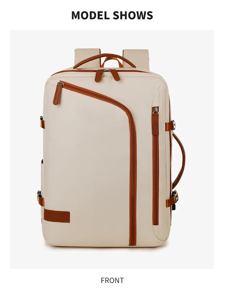 Unisex Simple Business Computer Backpack | Large-Capacity Travel Bag