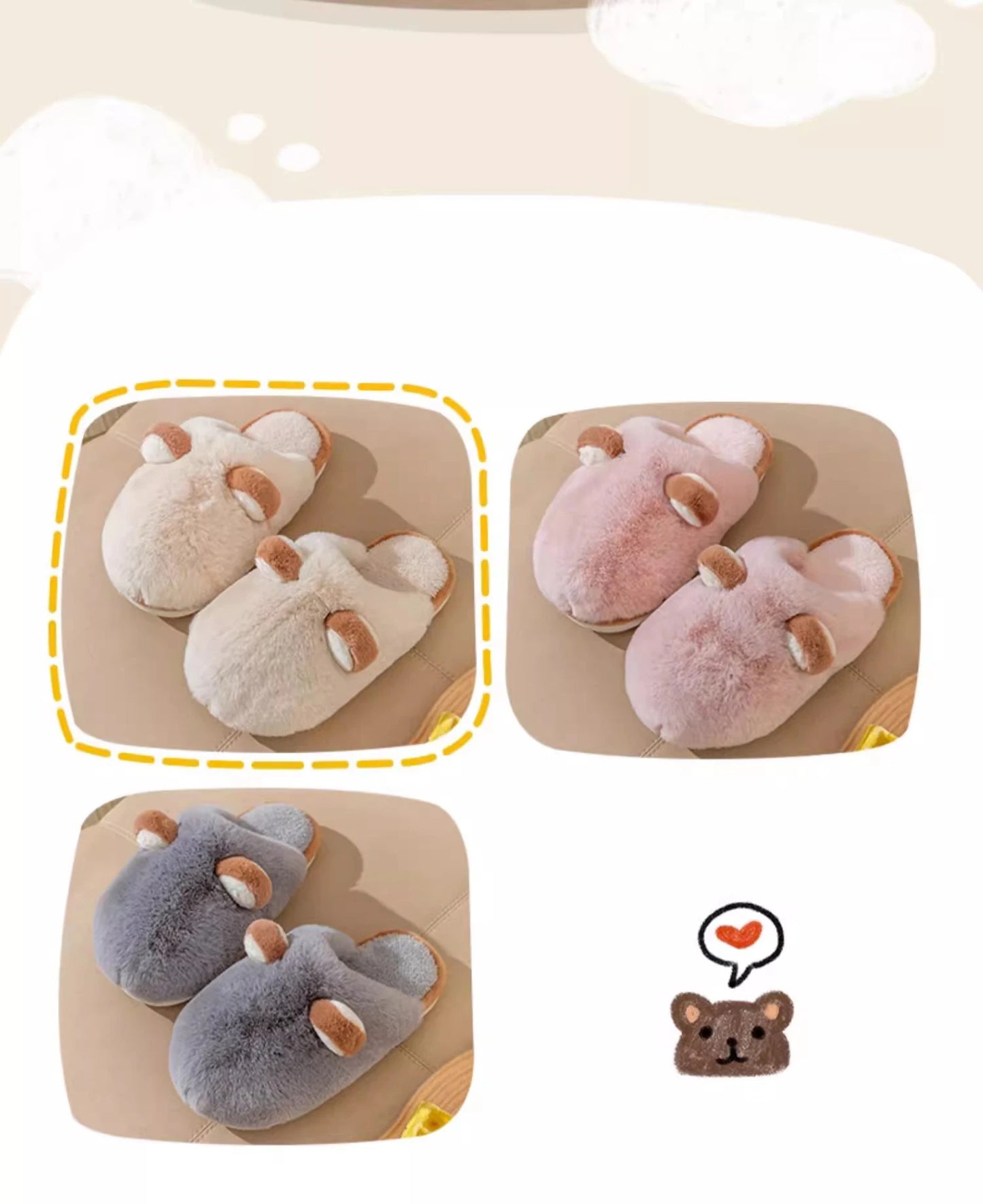 Women's Anti-Slip Plush Cotton Slippers | Cozy Warm Home Footwear