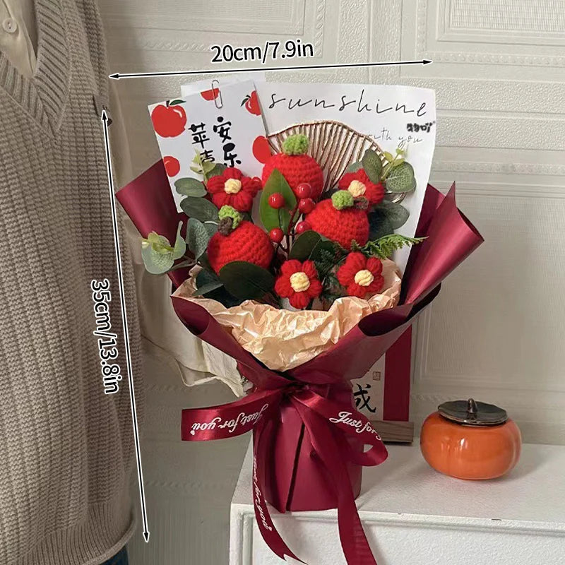 Ramo de flores de ganchillo artificiales | Perfecto para cualquier ocasión
