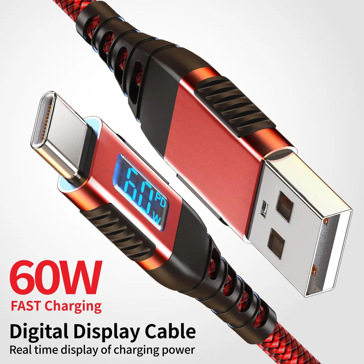 60W USB Type-C Fast Charging Cable | Universal Compatibility