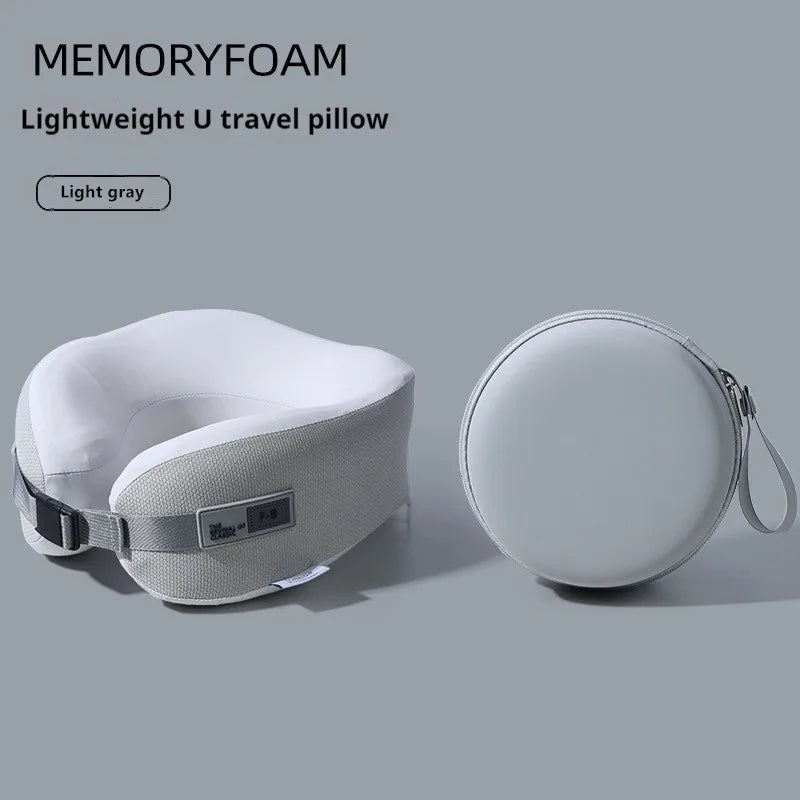 Premium Memory Foam Travel Neck Pillow | Supportive U-Shaped Cushion