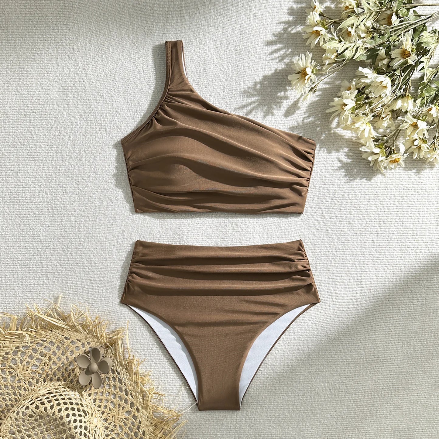 Elegant Women's White Bikinis | Stylish Beach Swimwear Set