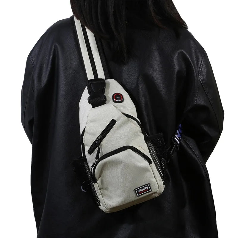 Adjustable Women's Chest Bag | Versatile Small Sports Backpack