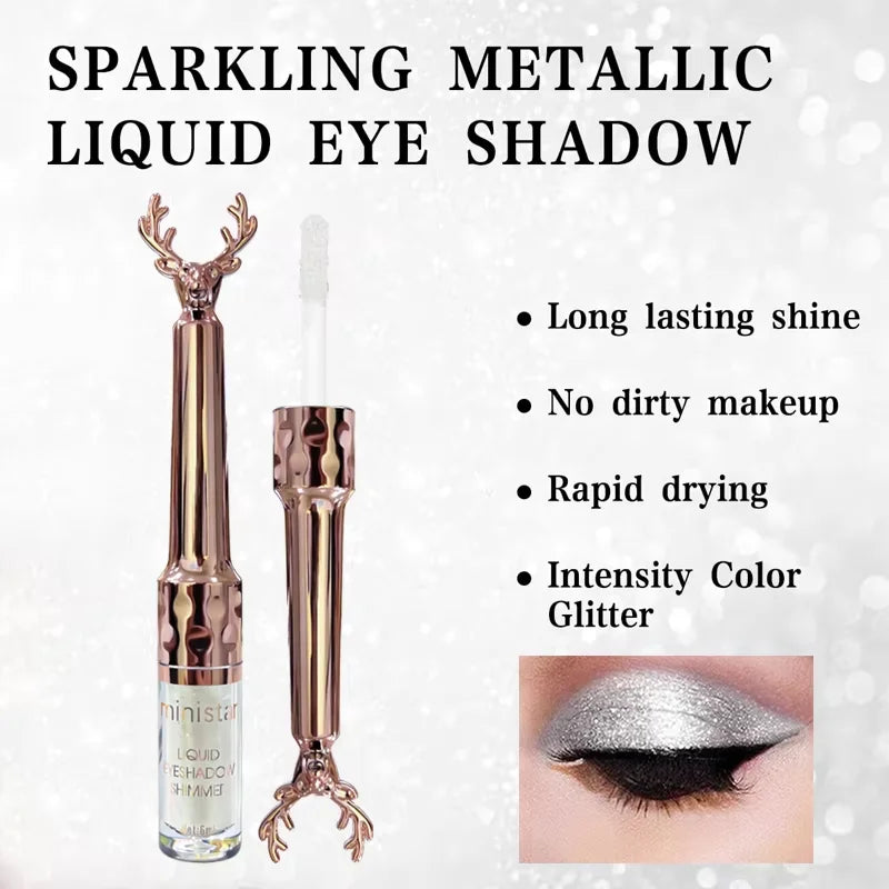 High Pigment Waterproof Liquid Eyeshadow | Long-lasting Eye Makeup