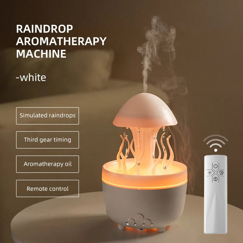 Colorful Night Light Aromatherapy Humidifier | Relaxing Bedroom Decor