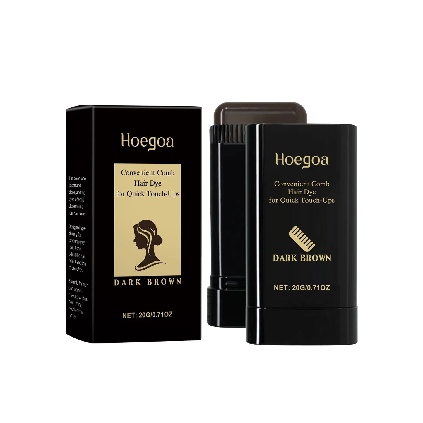 High-Pigment Hair Coloring Stick | Natural & Gentle Temporary Color