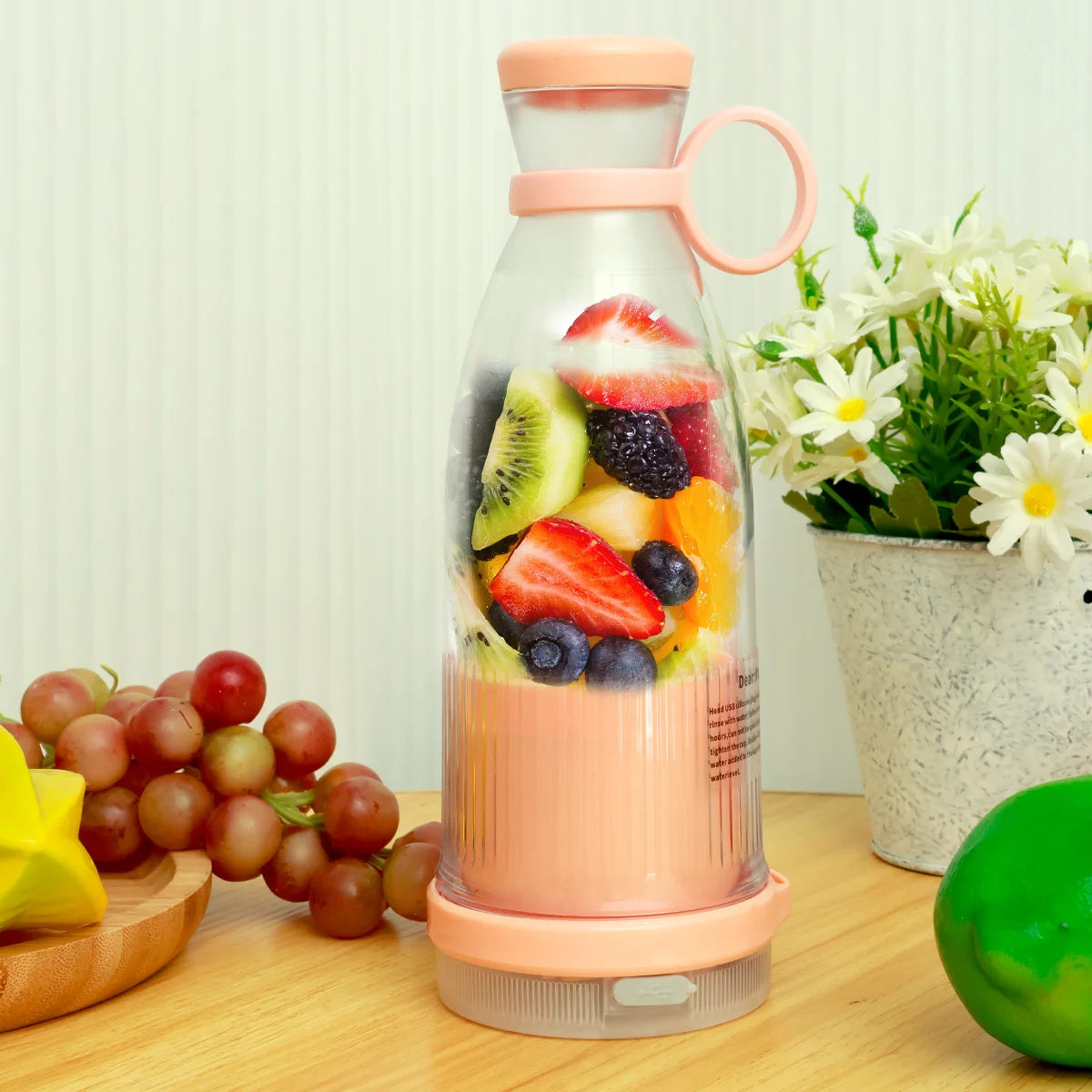 Portable USB Rechargeable Mini Juice Blender | Travel Smoothie Maker