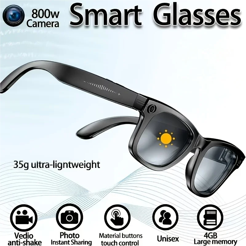 AI Smart Video Glasses with Camera | Capture Life in 4K