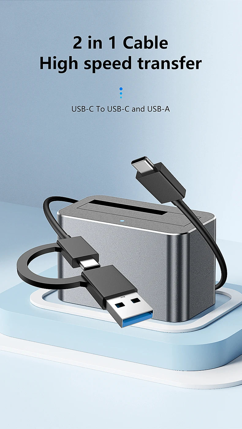 2.5/3.5 Inch SAS/SATA Hard Disk External Case | USB 3.0 Docking Station