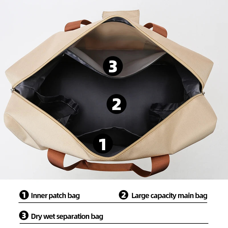 Custom Logo Unisex Gym Duffle Bags | Large Capacity Travel Tote
