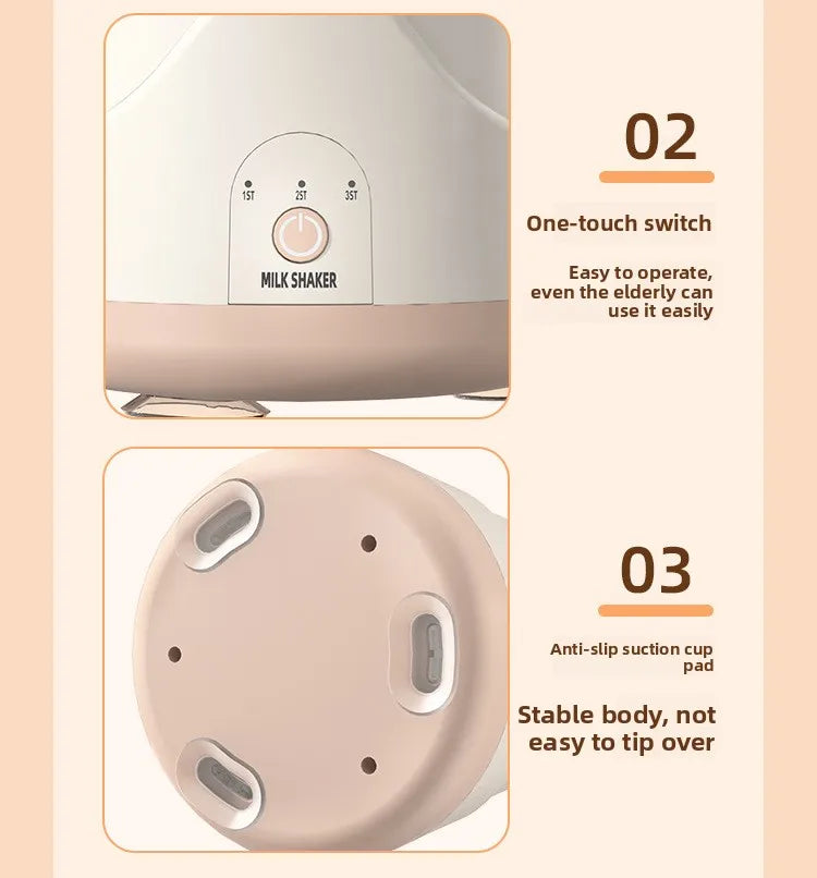 Automatic Milk Powder Mixer | Easy Baby Formula Shaker