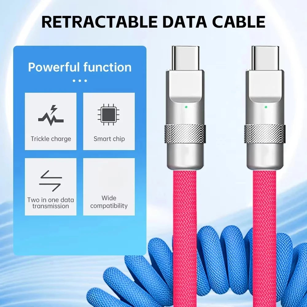 1.8M Fast Charging USB-C to Type-C Cable | 60W Power Delivery