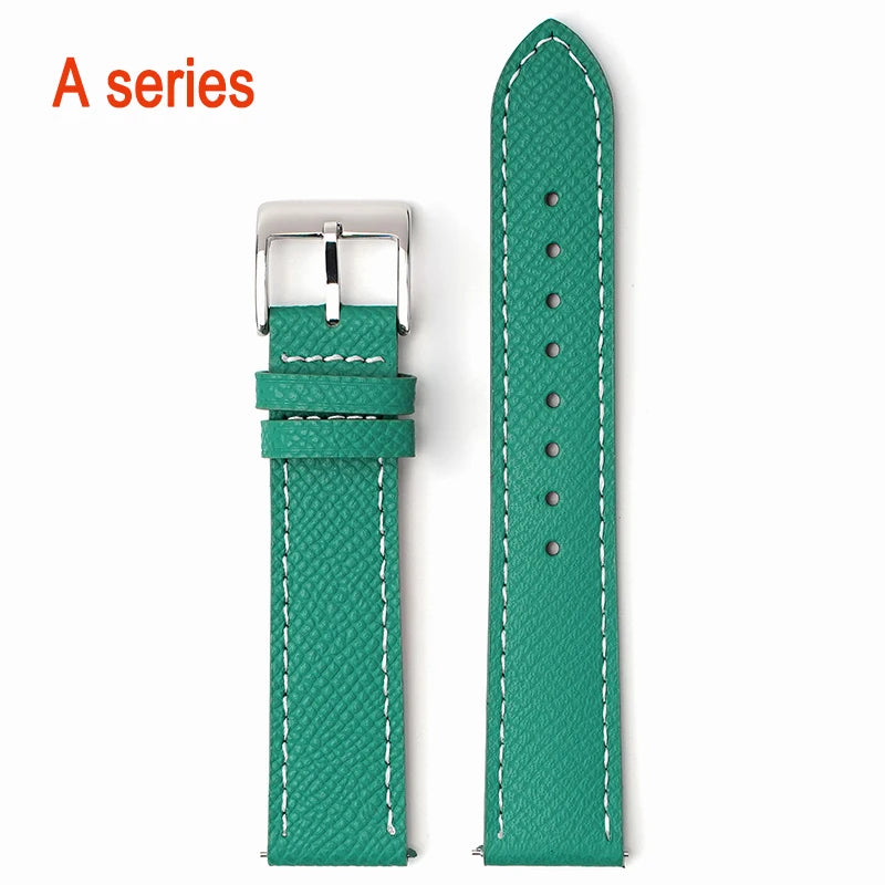 Calfskin Leather Watch Strap | Quick Release, Handmade Design
