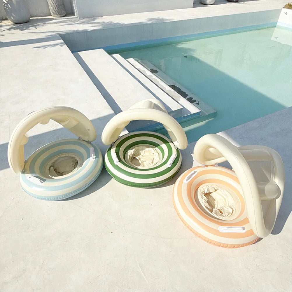 Inflatable Pool Float for Kids | Baby Swim Seat Ring for Water Fun