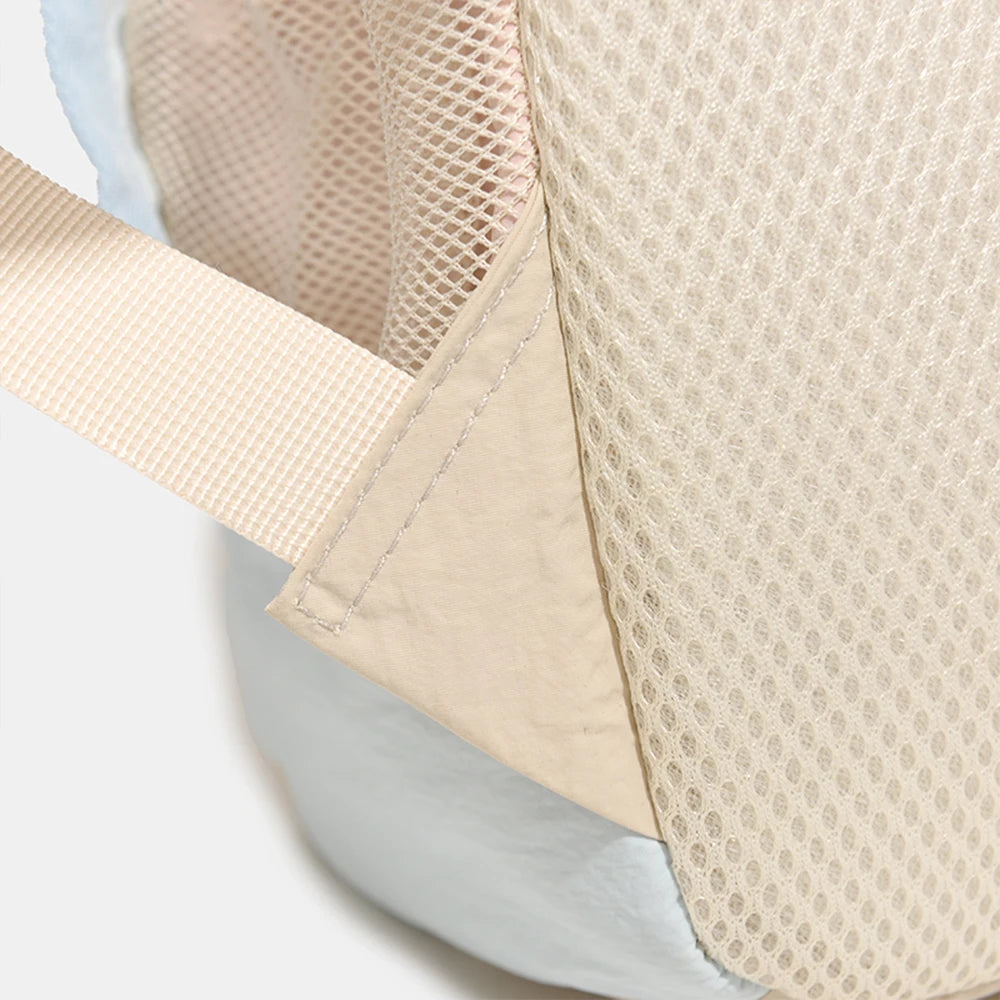 Color Block Mini Nylon Backpack | Lightweight Daypack for All Use