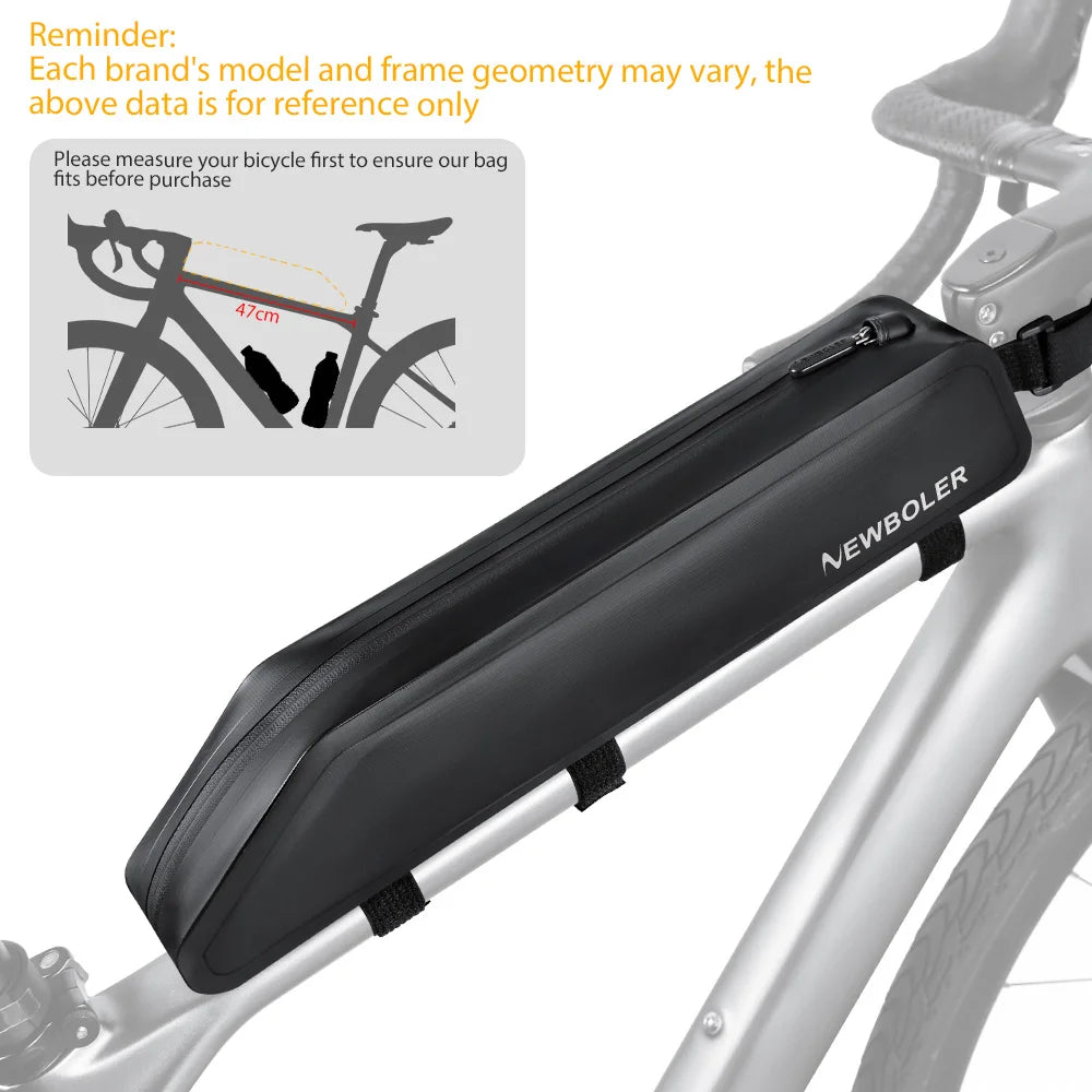 2L Bike Frame Front Tube Bag | Waterproof Cycling Pouch