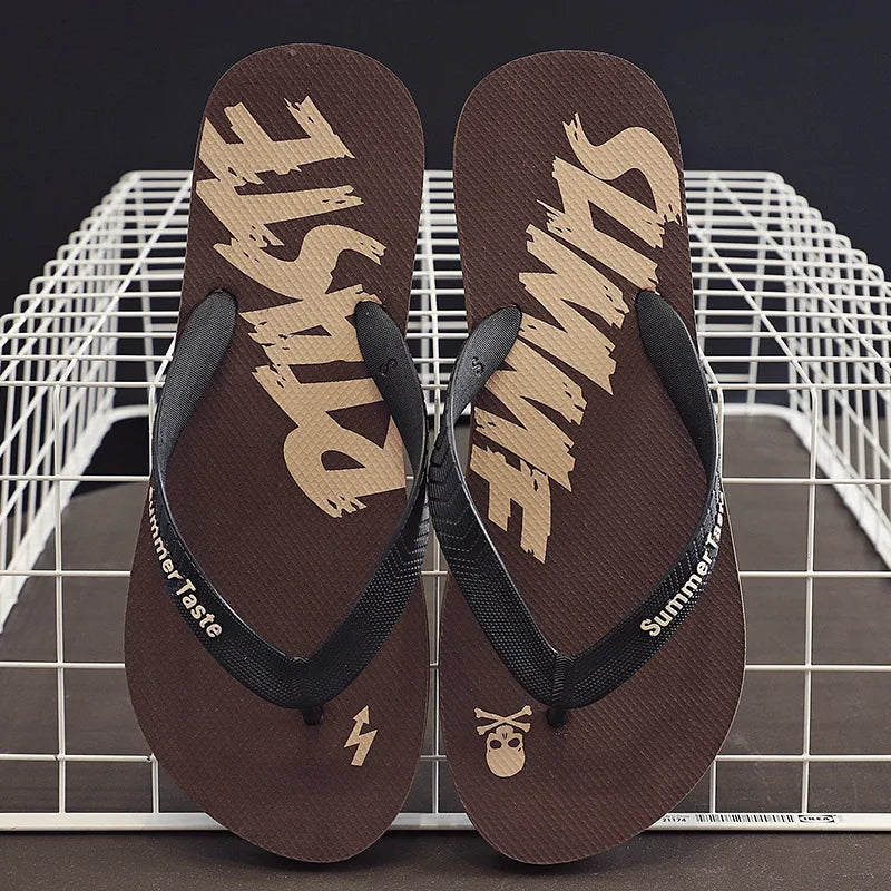 Men's Comfortable Flip Flops | Casual Beach Slides for Summer
