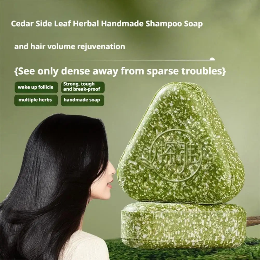 Natural Solid Shampoo Bar for Hair Growth & Strengthening