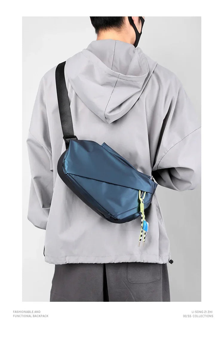 Large Capacity Waterproof Shoulder Chest Bag for Outdoor Sports