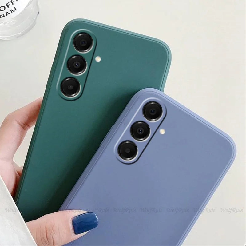 Shockproof Liquid Silicone Case for Samsung Galaxy A17 | Soft & Durable