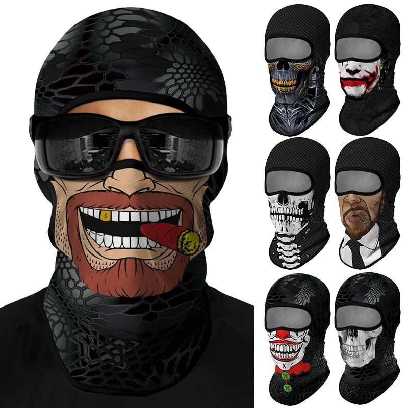 Unisex Full Face Balaclava Motorcycle Mask | Summer Sun Protection