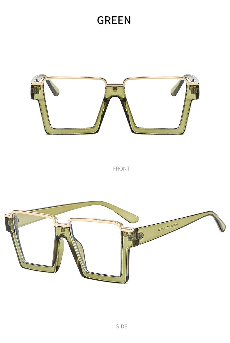 Chic Oversized Blue Light Blocking Glasses | Fashionable Protection